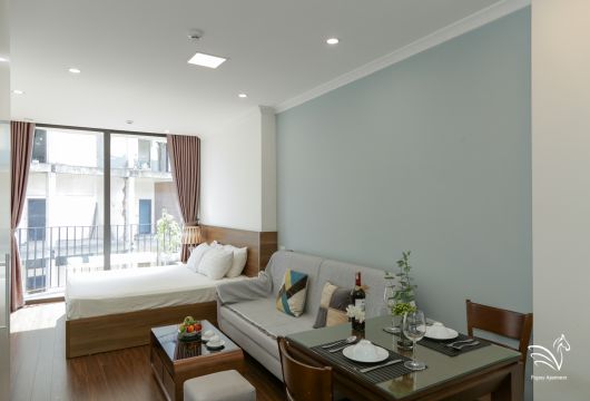 Affordable 1-Bedroom Serviced Apartment in Tay Ho, Hanoi – 550USD/month