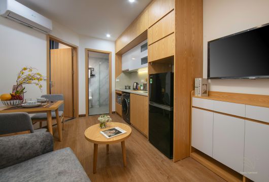 Rent a 1-bedroom service apartment in Tay Ho Hanoi, 550 USD/month