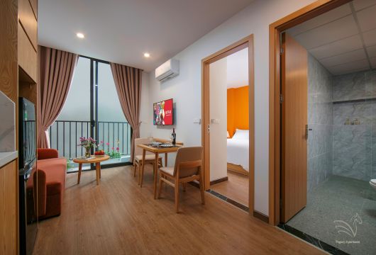 Rent a 1-bedroom service apartment in Tay Ho Hanoi, from 650 USD/month