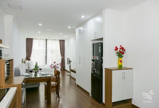 Affordable 1-Bedroom Serviced Apartment in Tay Ho, Hanoi – 550USD/month