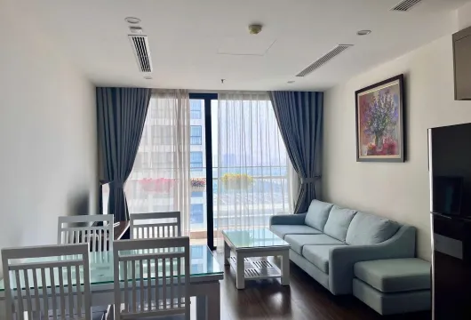 Fully Furnished 2-Bedroom Apartment for Rent at Vinhomes West Point, Hanoi - $780/month