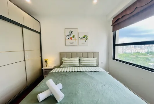 Luxury 2-Bedroom Apartment for Rent at Vinhomes D'Capitale, Hanoi - $750/month