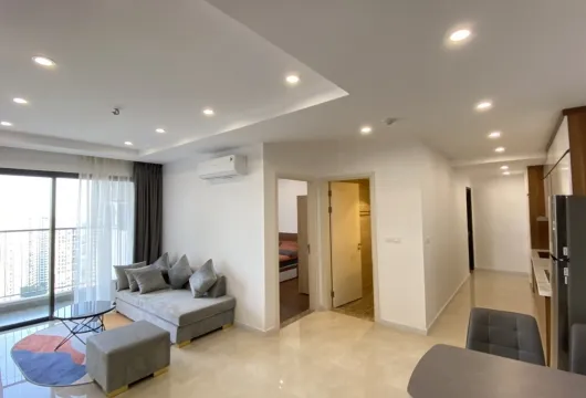Modern 2-Bedroom Apartment with 2 Bathrooms for Rent at Vinhomes D'Capitale, Hanoi - $1,100/month