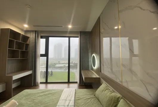 Fully furnished 2-bedroom apartment with lake view at The Matrix One Me Tri, opposite park, near My Dinh Stadium, Hanoi