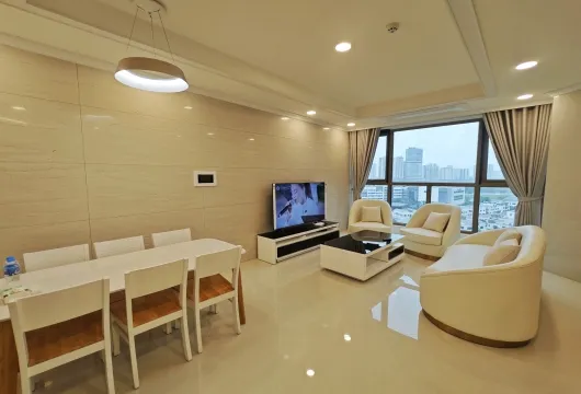 Spacious 3-bedroom apartment for rent at Starlake Tay Ho Tay, opposite Korean Embassy, near West Lake, Hanoi