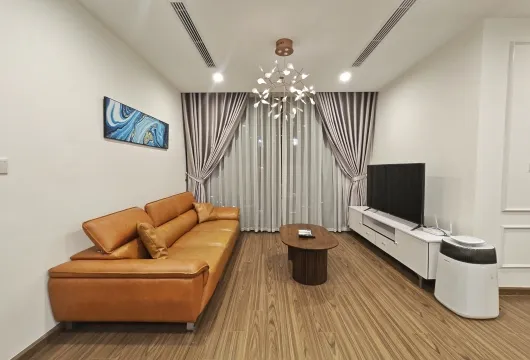 `Spacious 4-bedroom apartment for rent at Vinhomes West Point, Do Duc Duc street, Hanoi with lake view