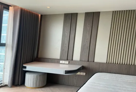 Luxury Han Jardin apartment for rent in Ngoai Giao Doan, Bac Tu Liem, Hanoi – 3 bedrooms, 109m², fully furnished, $1,200/month.