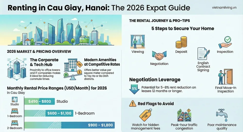 Apartment for Rent in Cau Giay Hanoi – 2026 Guide