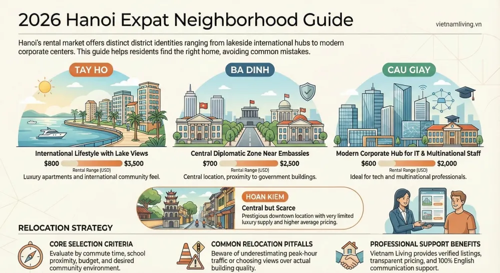 Best Areas for Expats in Hanoi – 2026 Living Guide