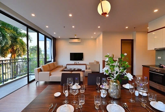 West Lake View Apartment for Rent in Tu Hoa, Hanoi