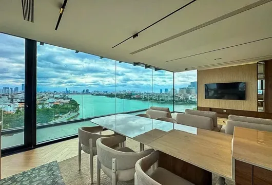 Serviced apartment in Tay Ho Hanoi high floor 3BR lake view