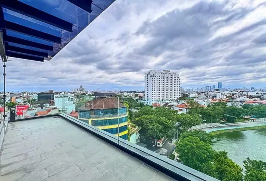 Serviced apartment in Tay Ho Hanoi high floor 3BR lake view