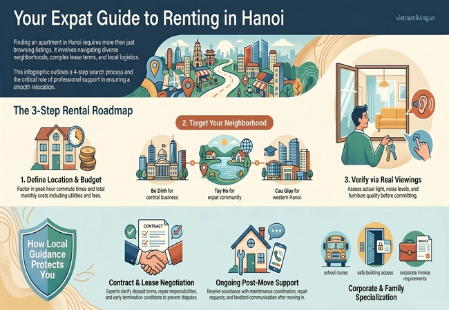 Apartments for Rent in Hanoi for Expats: Area Guide, Checklist and Local Advice