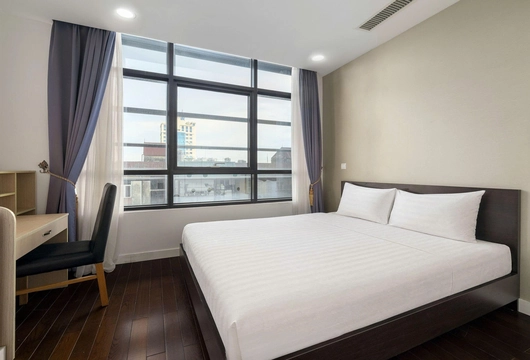 2-Bedroom Serviced Apartment at Lancaster Nui Truc – 6th Floor, $2,000/Month