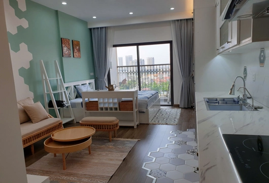 1-Bedroom Living at D'. El Dorado I, Tay Ho for $500