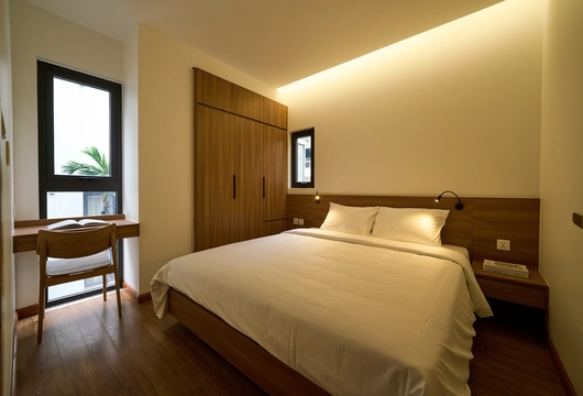 Modern 1-Bedroom Serviced Apartment on Kim Ma Street, Ba Dinh – $1,100/Month
