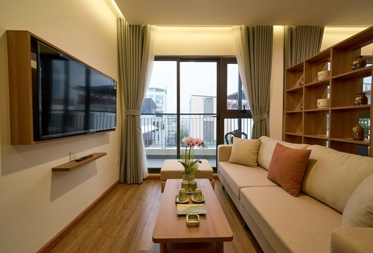 2-Bedroom Serviced Apartment for Rent on Kim Ma Street, Ba Dinh – 80m², $1,700/Month